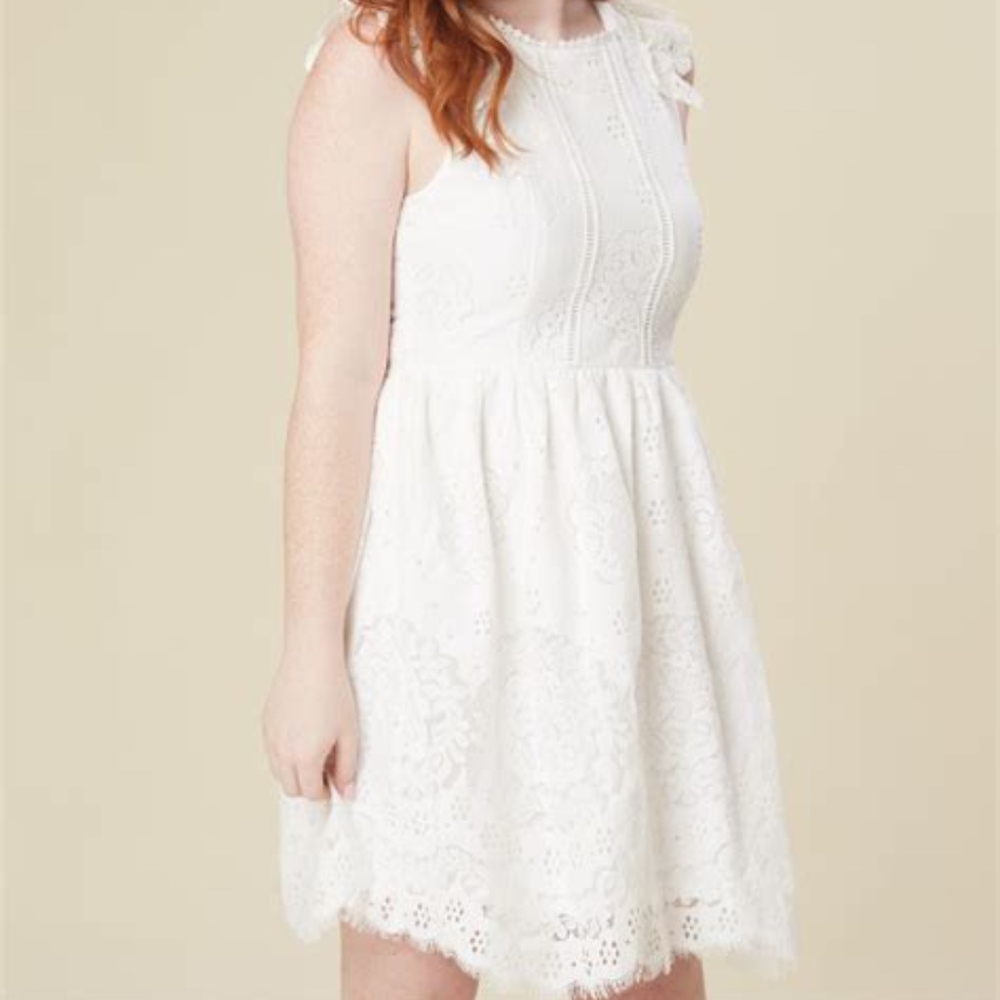 Altar’d State Floral Lace Alvida Fit & Flare Dress - Picture 2 of 8